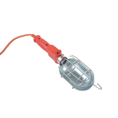 Portable Electric Hand Lamps With Switch/Side receptacle/With Hook,metal cage MD-W02