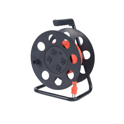 4 outlet cord reel   MD-XP0404