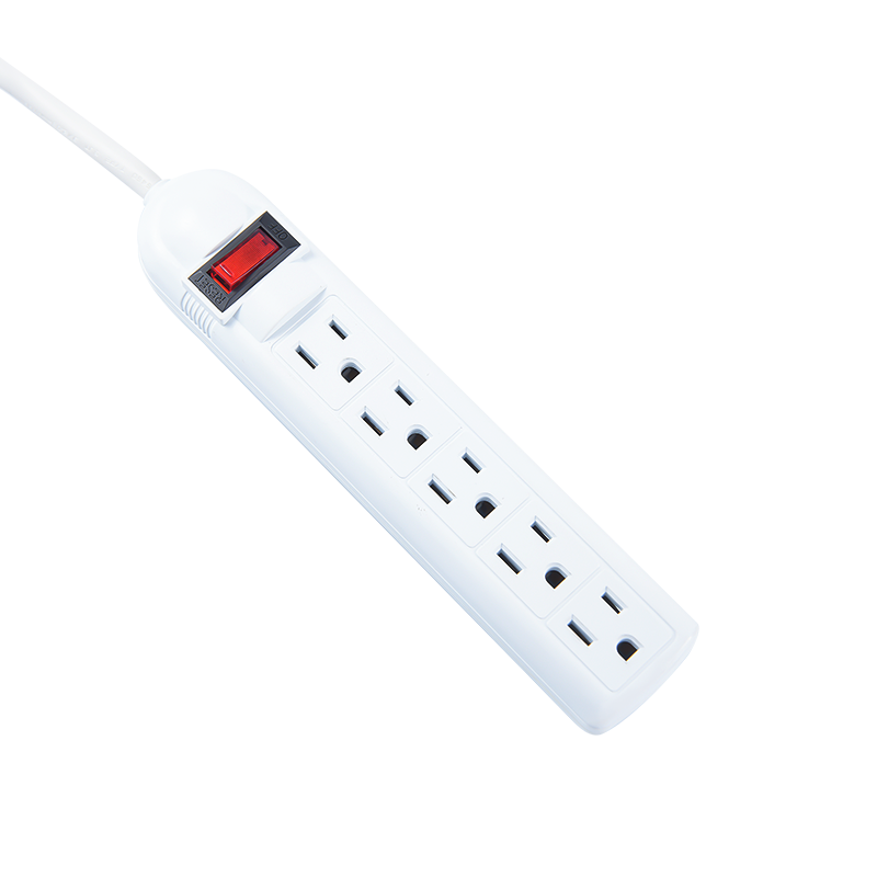 5 Outlet Power Strip With surge   American Power Strip MD-805