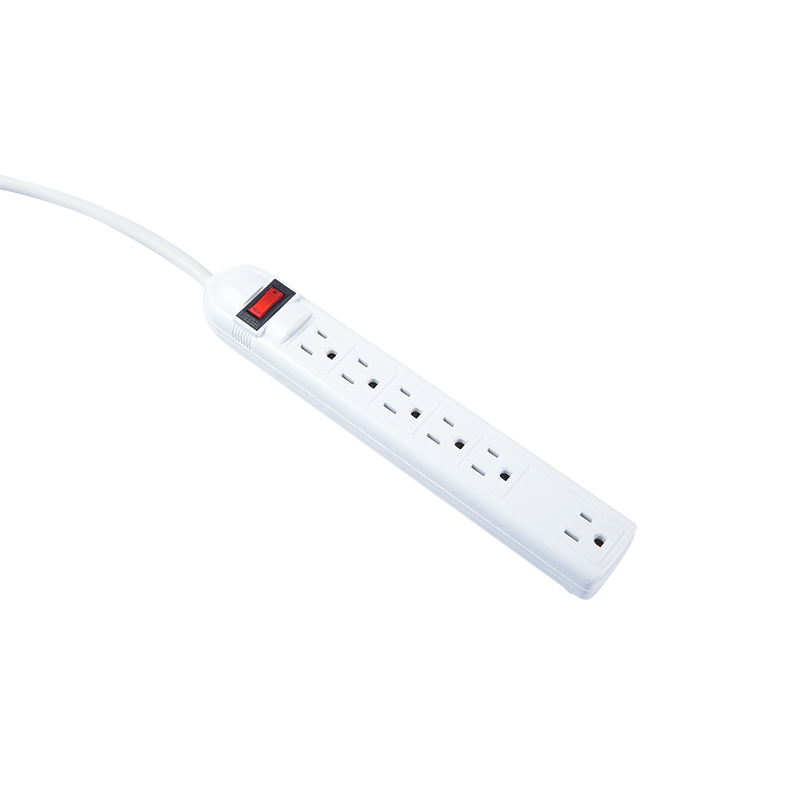 6 outlet Power Strip with surge  Protector, American Power Strip MD-806D
