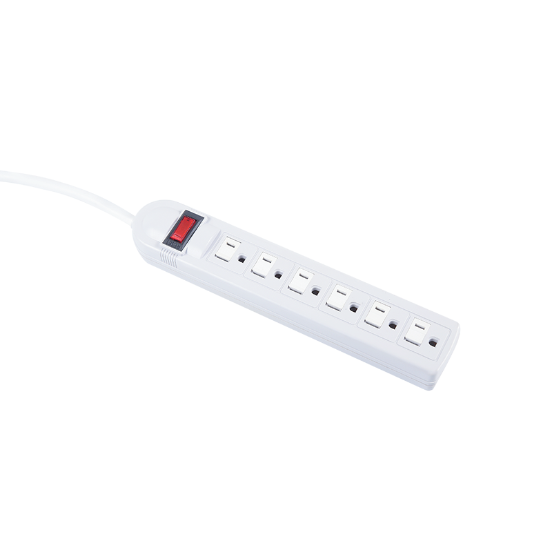 6 Outlet Power Strip with  Surge Protector American Power Strip MD-806H