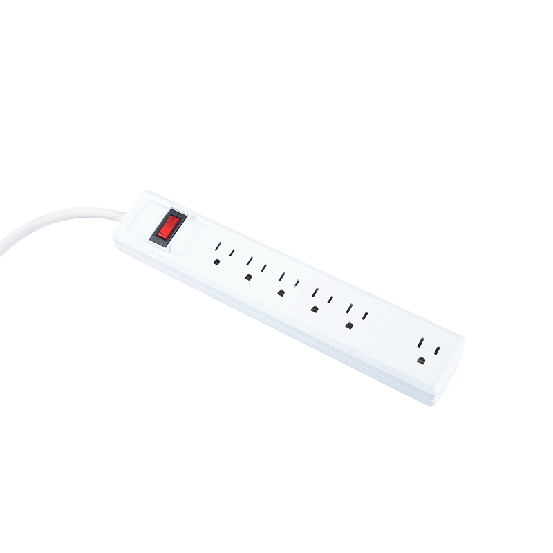 6 outlet Power Strip with surge Protector, American Power Strip MD-806B