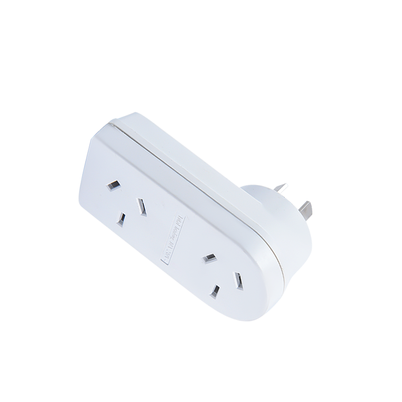 Australia double adaptor right side MD-A03R , MD-A03RS with surge protector