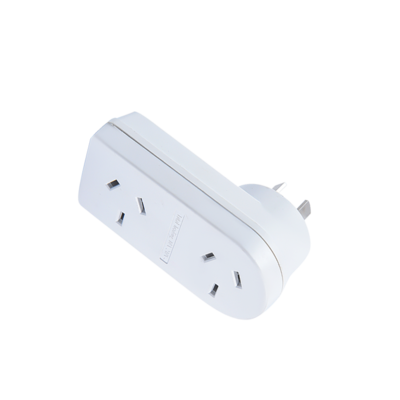 Australia double adaptor right side MD-A03R , MD-A03RS with surge protector