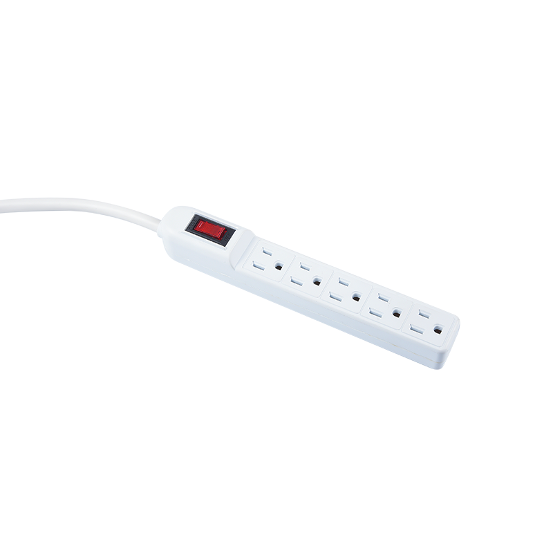 5 outlet slim line power strip With surge American Power Strip MD-805A